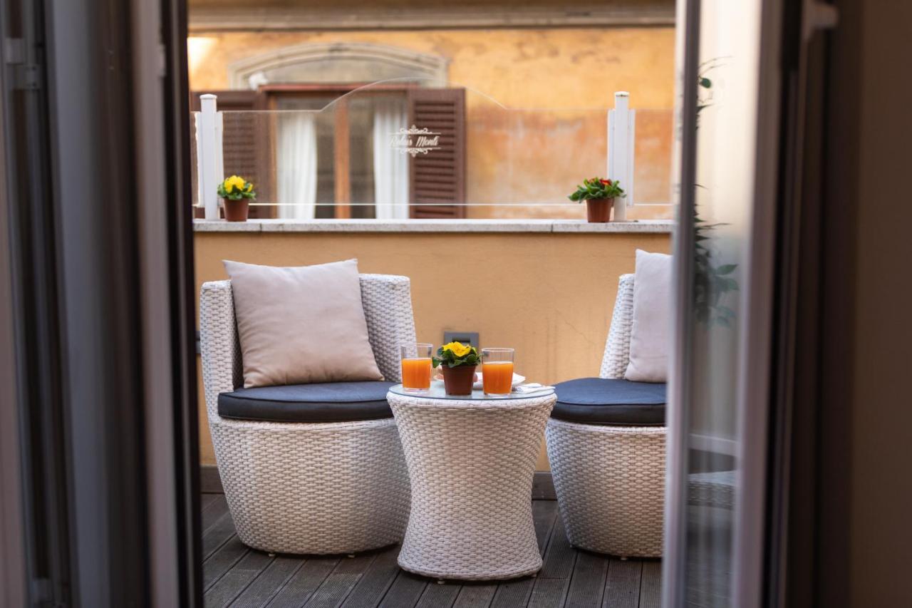 Tweepersoonskamer met 1 of 2 Bedden en een Terras