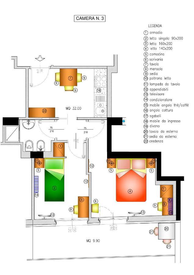 Appartement met 2 slaapkamers