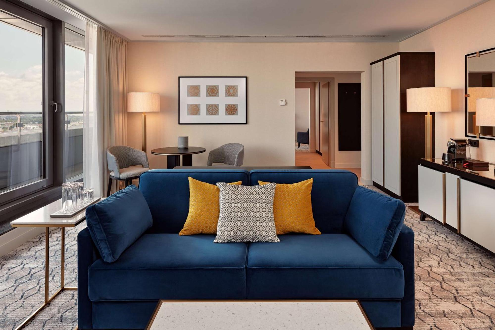 Penthouse Suite met 1 Slaapkamer en Kingsize Bed en Panoramisch Uitzicht