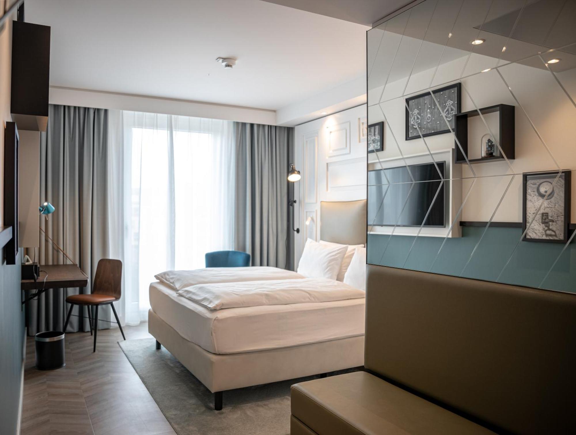 Premium Kamer met Queensize Bed en Uitzicht op de Stad