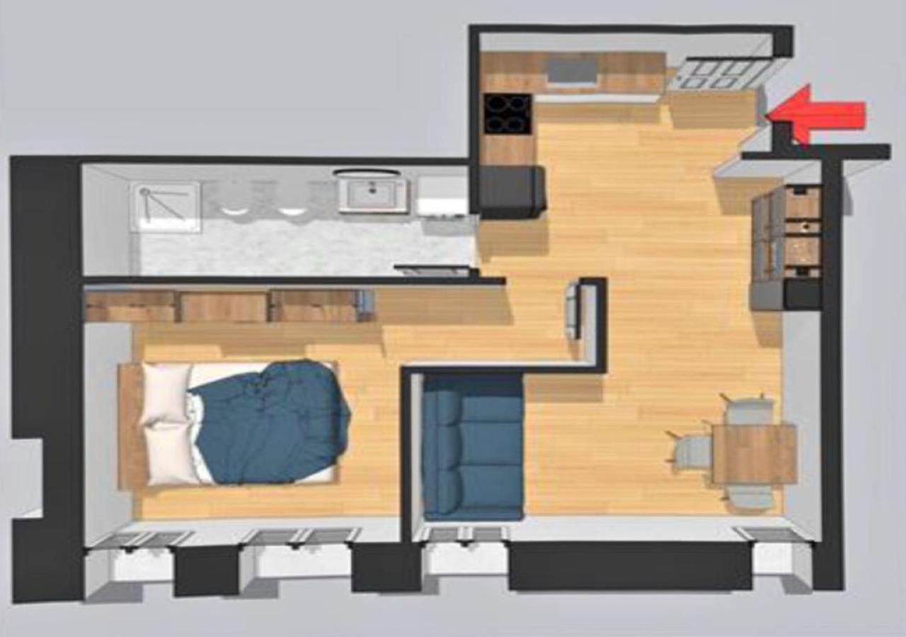 Appartement met 1 Slaapkamer