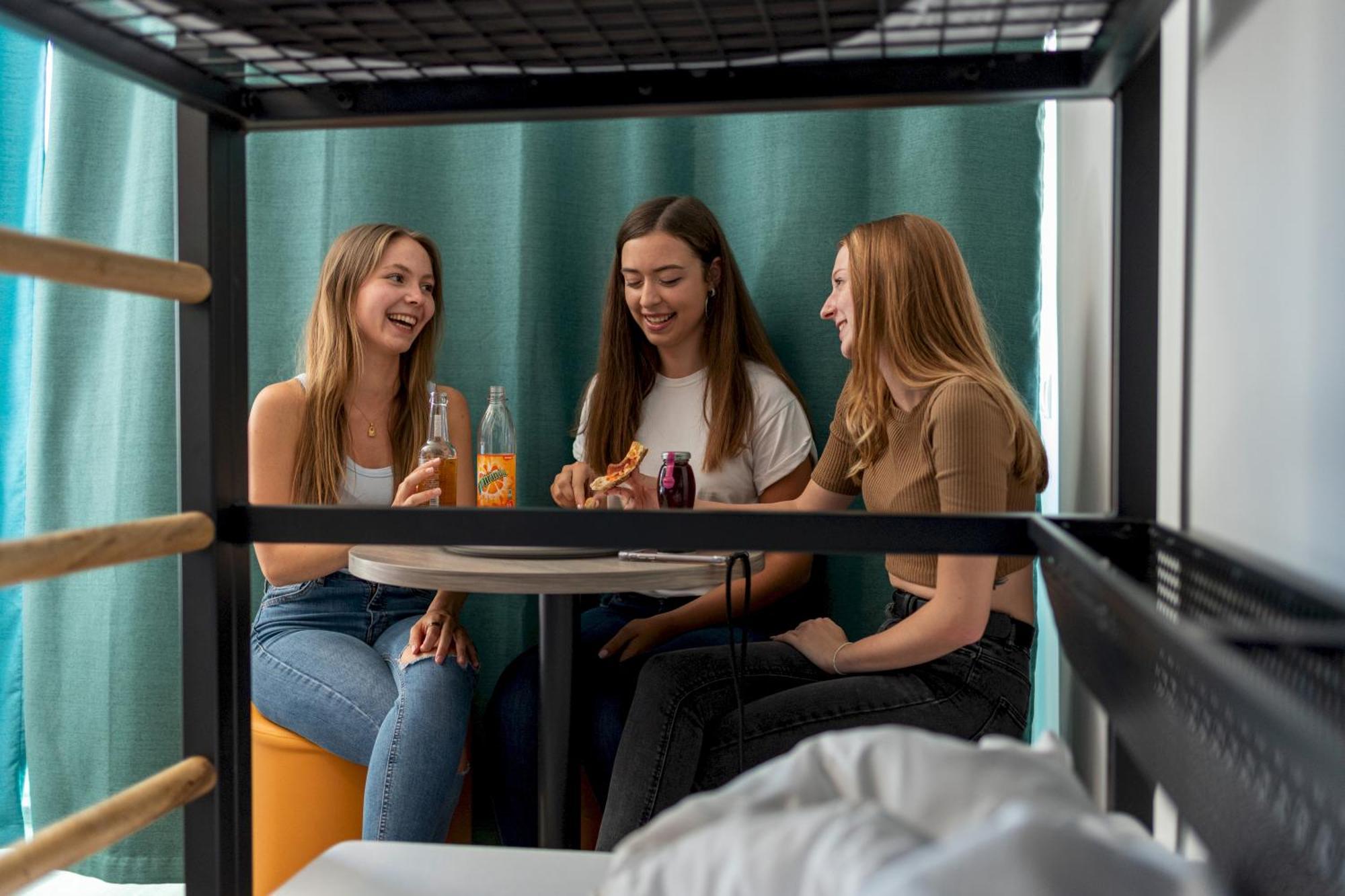 Bed in een Slaapzaal met 4 Bedden