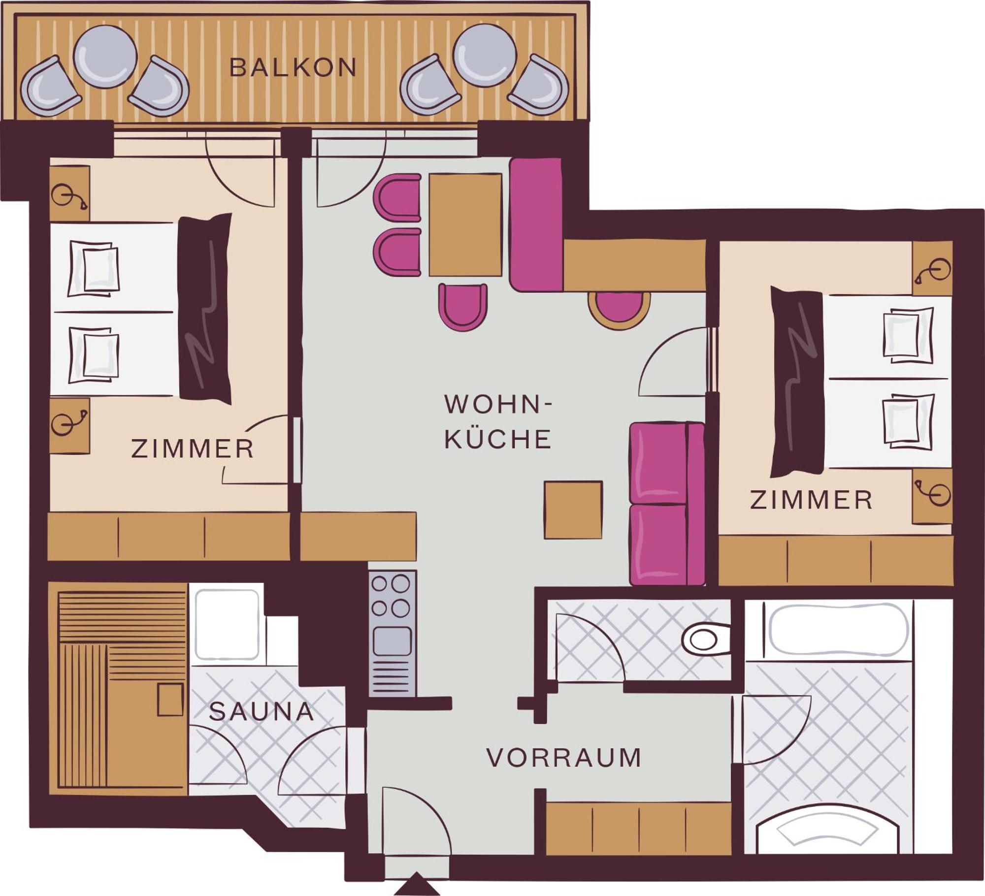 Two-Bedroom Apartment