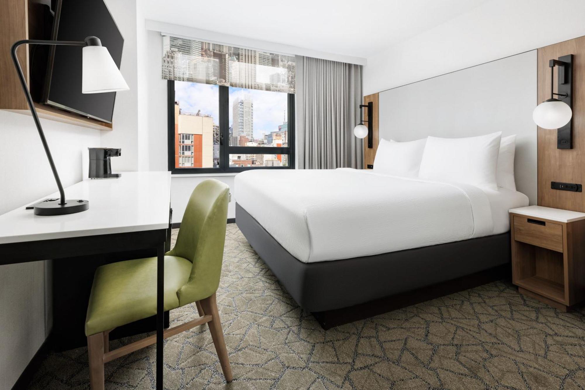 Kamer met een Kingsize Bed en Uitzicht op de Stad - Geschikt voor Gasten met een Gehoorbeperking