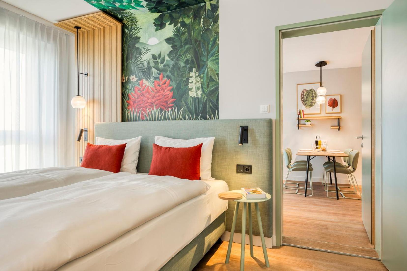 Appartement met 1 slaapkamer en 1 klassieke onderling verbonden kamer