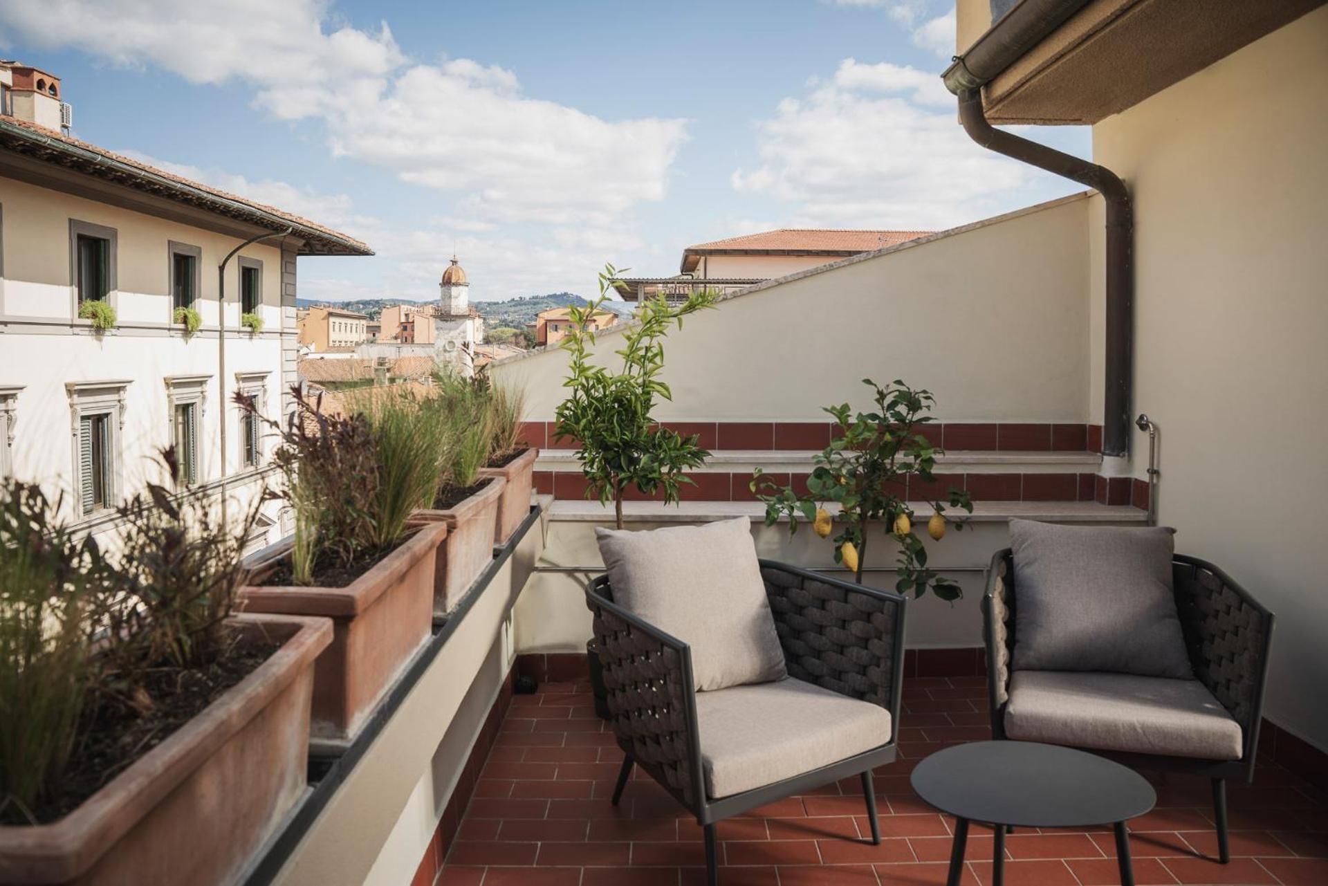Tweepersoonskamer met Terras