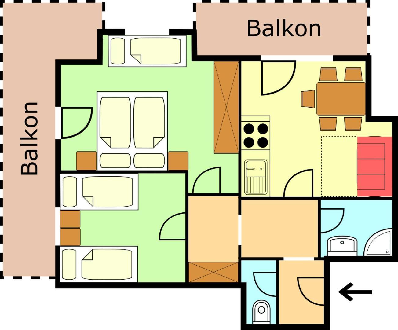 Large Two-Bedroom Apartment