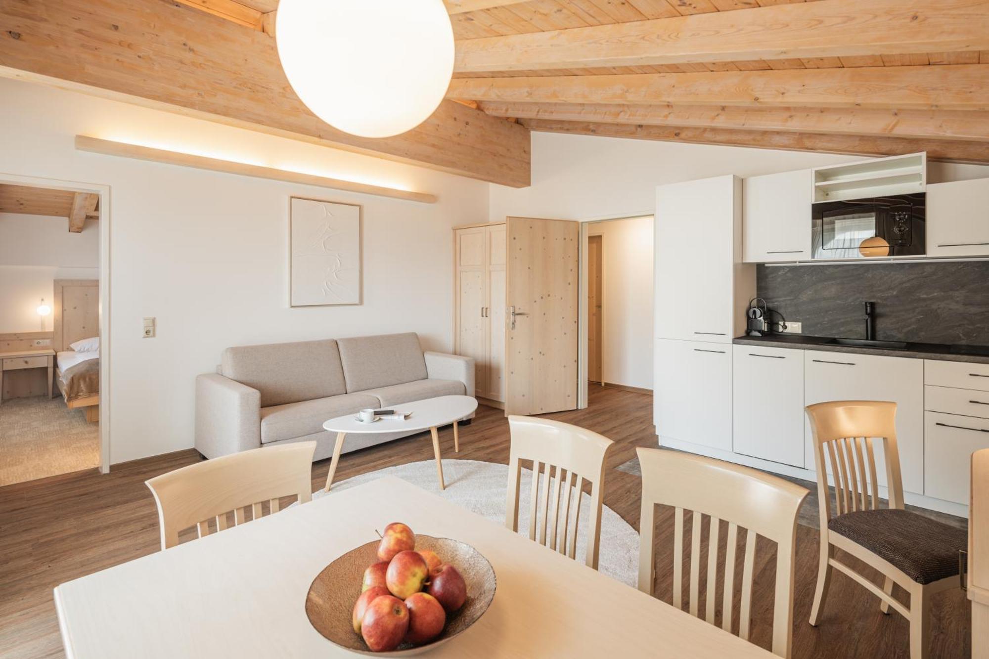 Large Bed-Room Apartment Balcony Electric Fireplace