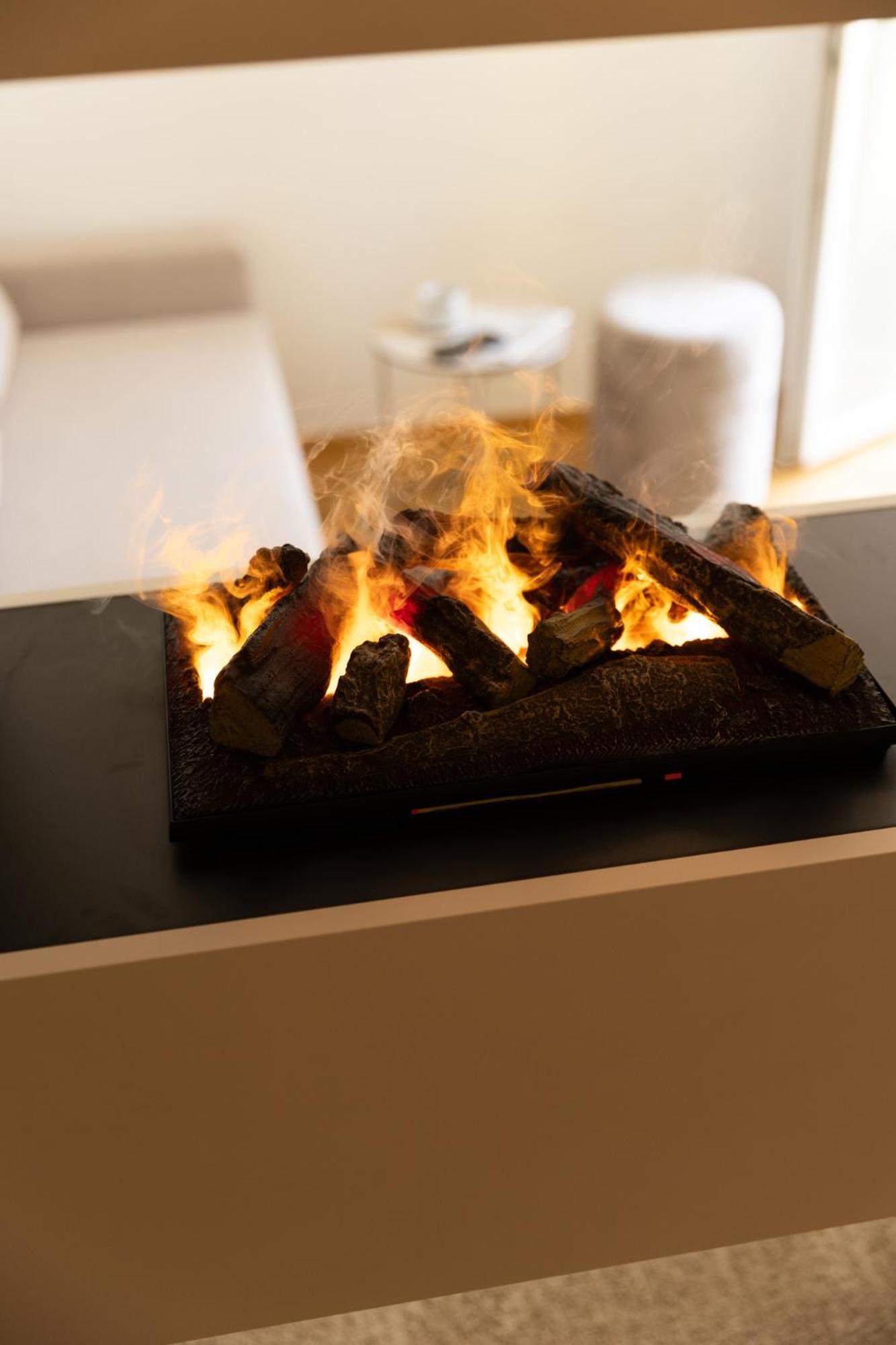 Family Room Balcony Electric Fireplace