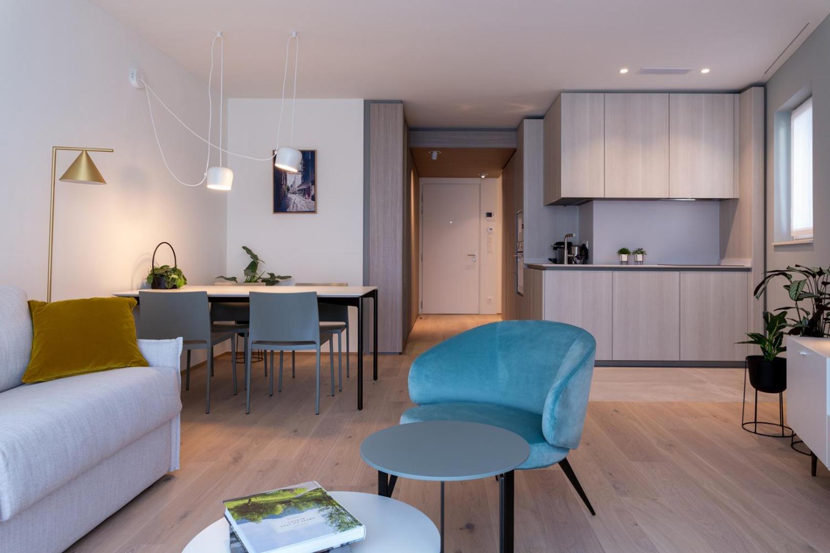 Executive One-Bedroom Apartment Balcony