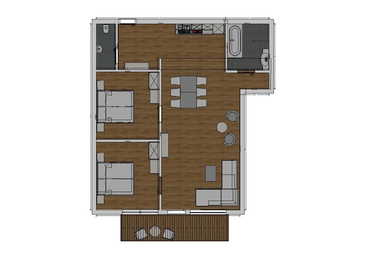 Two-Bedroom Apartment Lake View