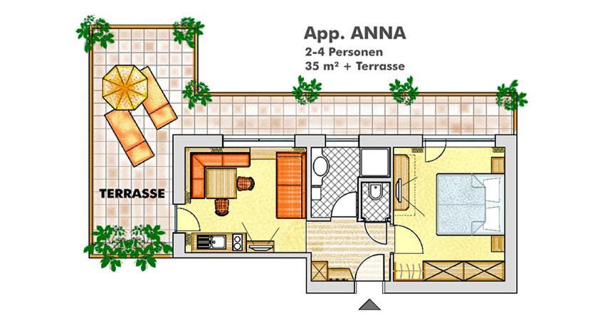 One-Bedroom Apartment Terrace