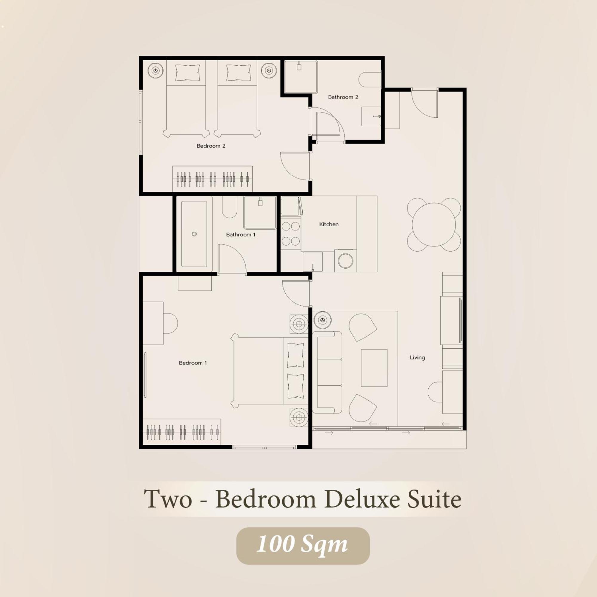 Two Bedroom Deluxe Suite