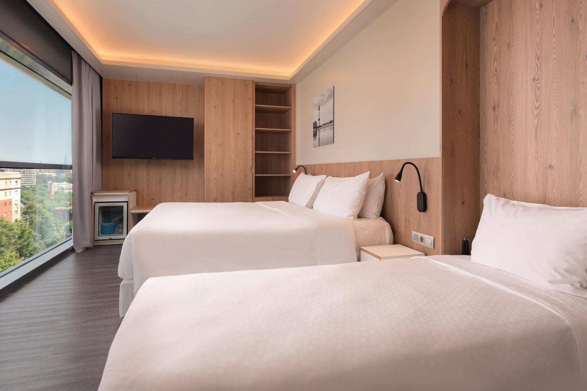 Executive Kamer met Kingsize Bed en Uitzicht op de Stad