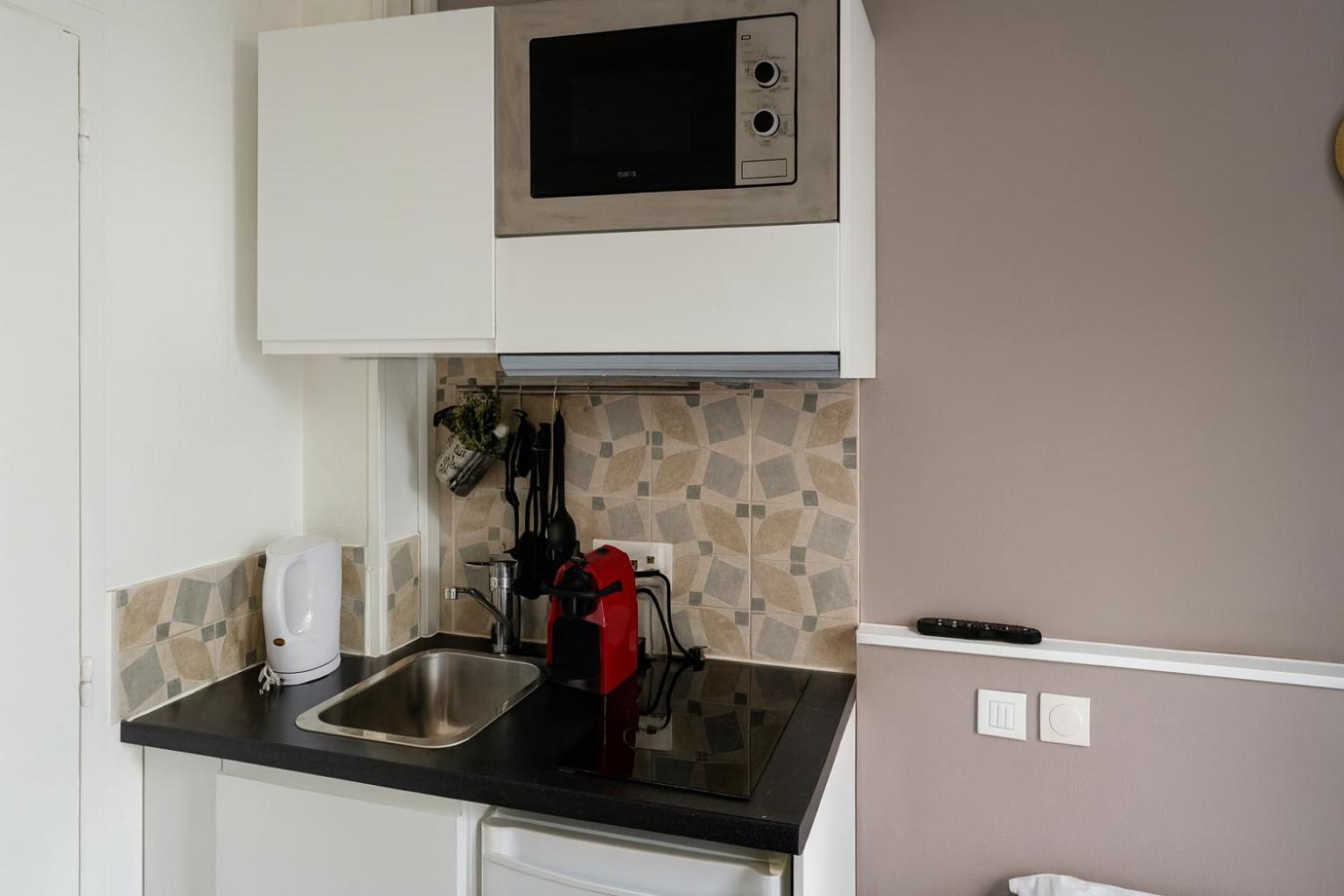Tweepersoonskamer met een Kitchenette