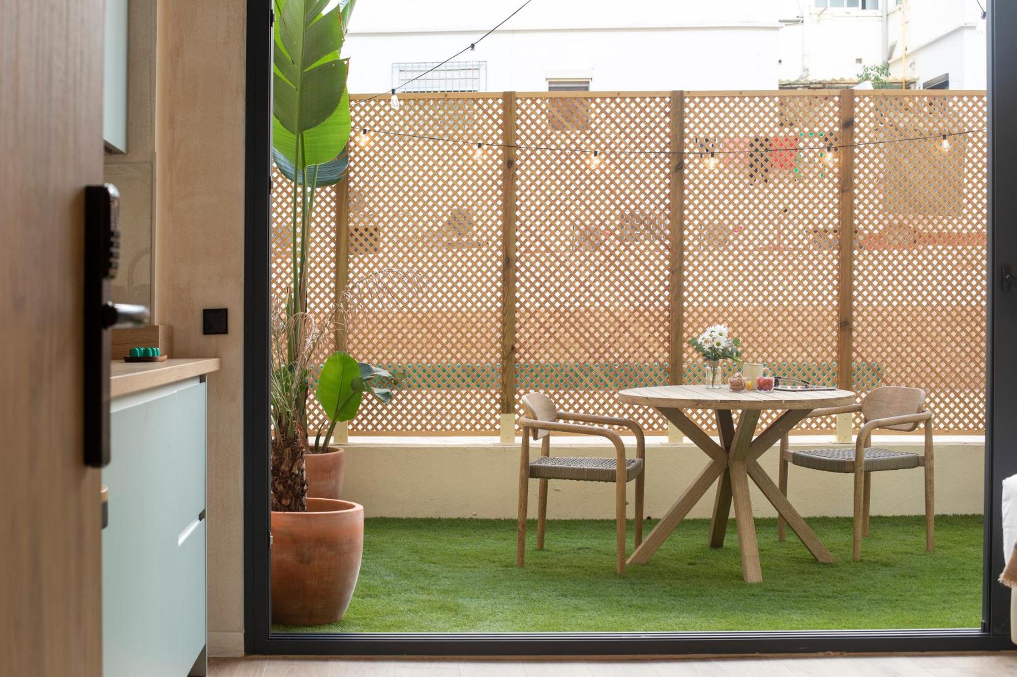 Tweepersoonskamer met Terras