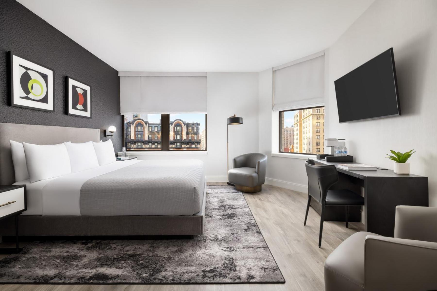 Deluxe King Kamer met Uitzicht op Broadway