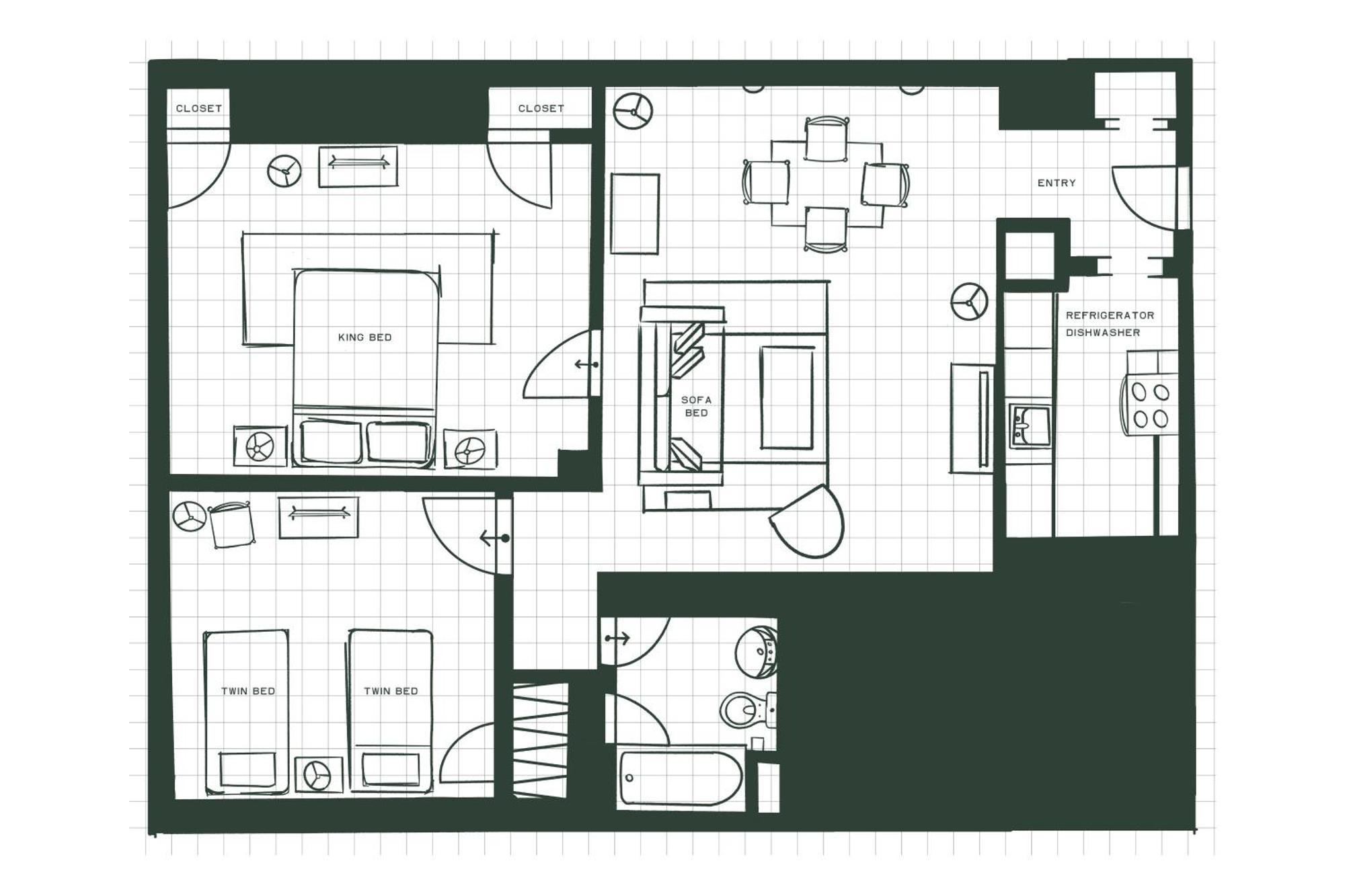 The Family Two-Bedroom Apartment