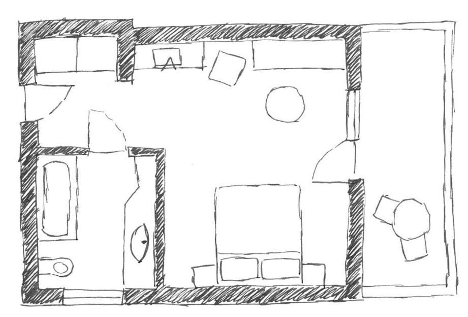 Deluxe Double Room Balcony