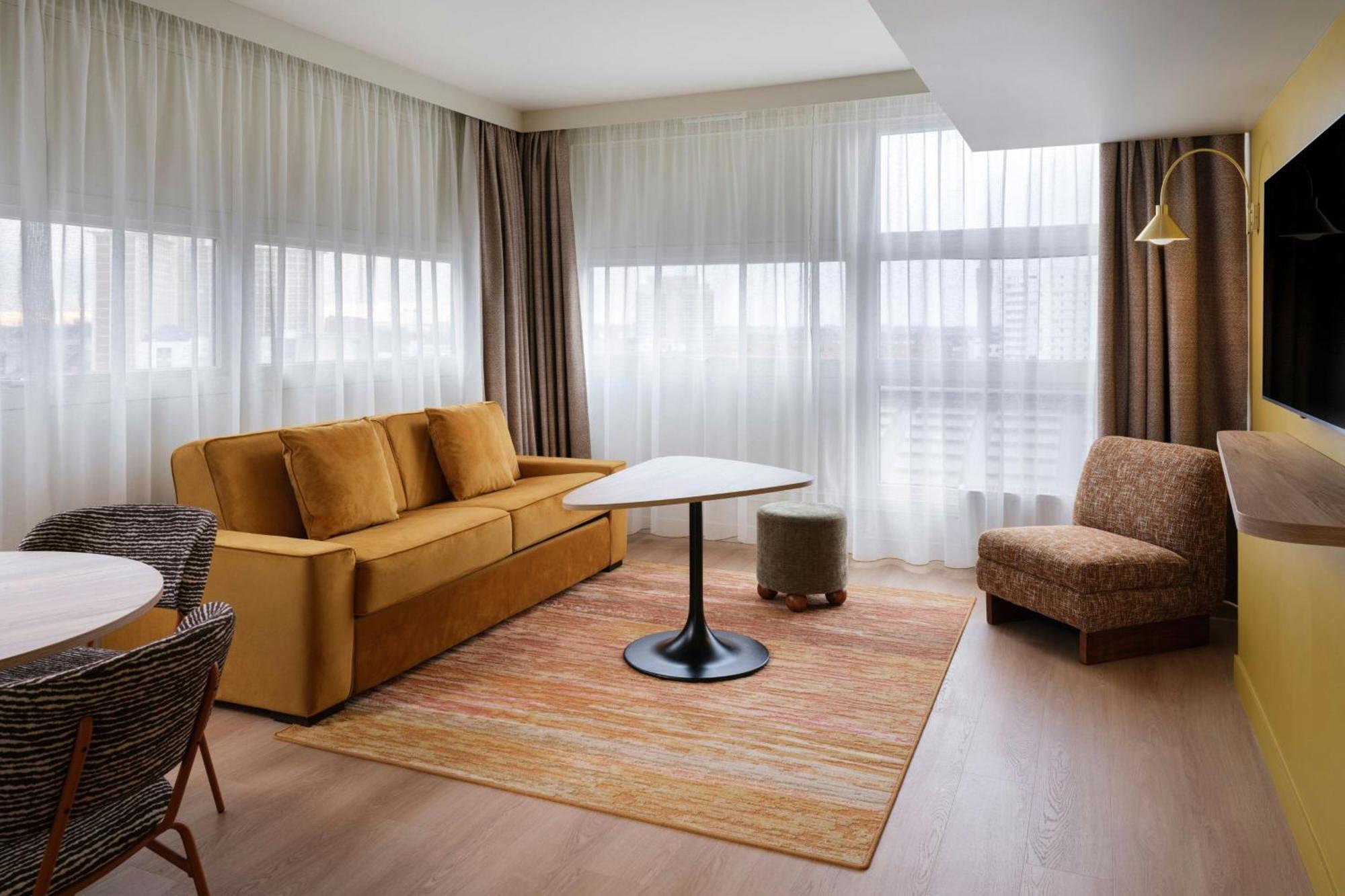 Deluxe Appartement met 1 Slaapkamer en Uitzicht op de Stad - Hoge Verdieping