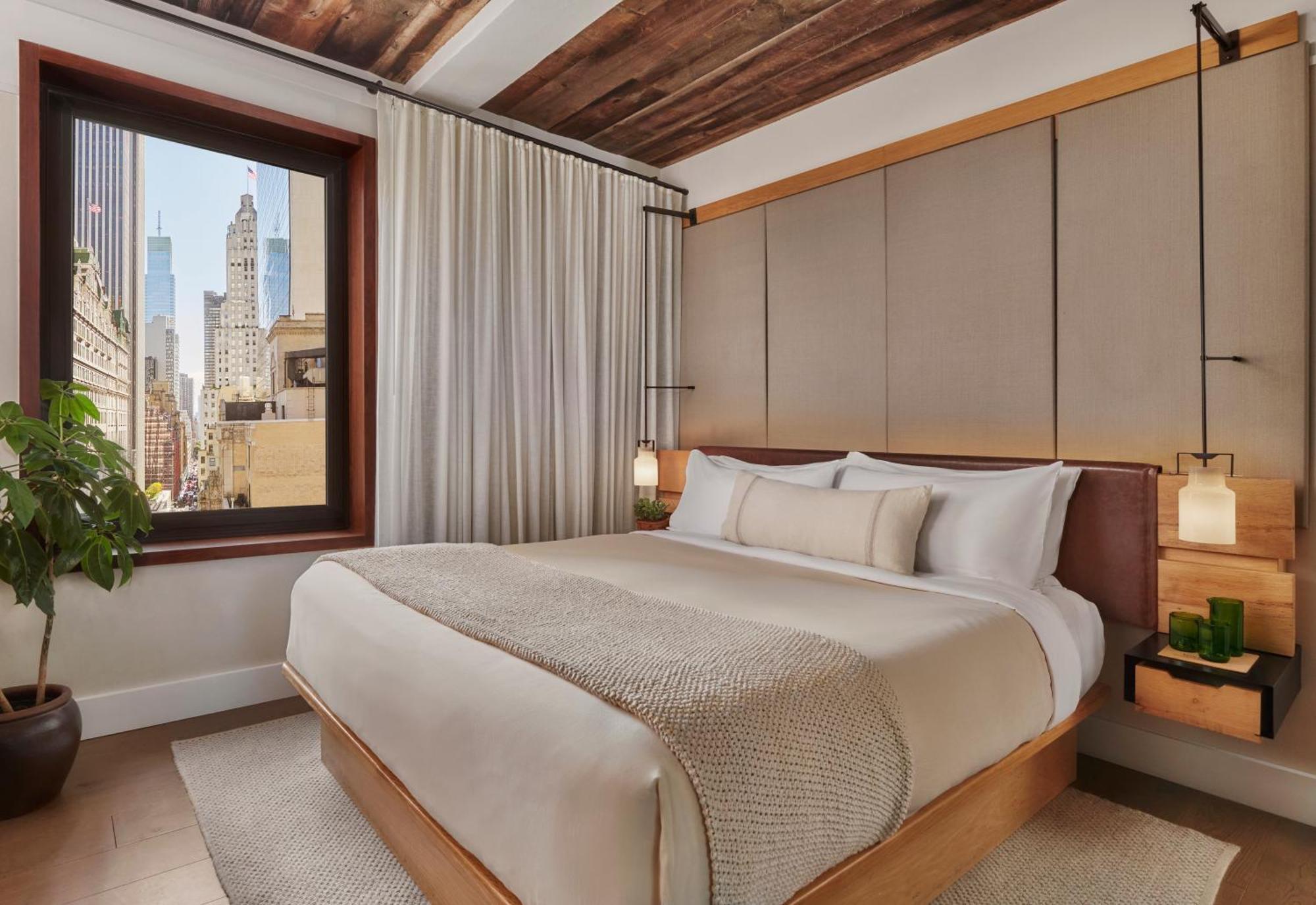 Superior King Kamer met uitzicht op de stad