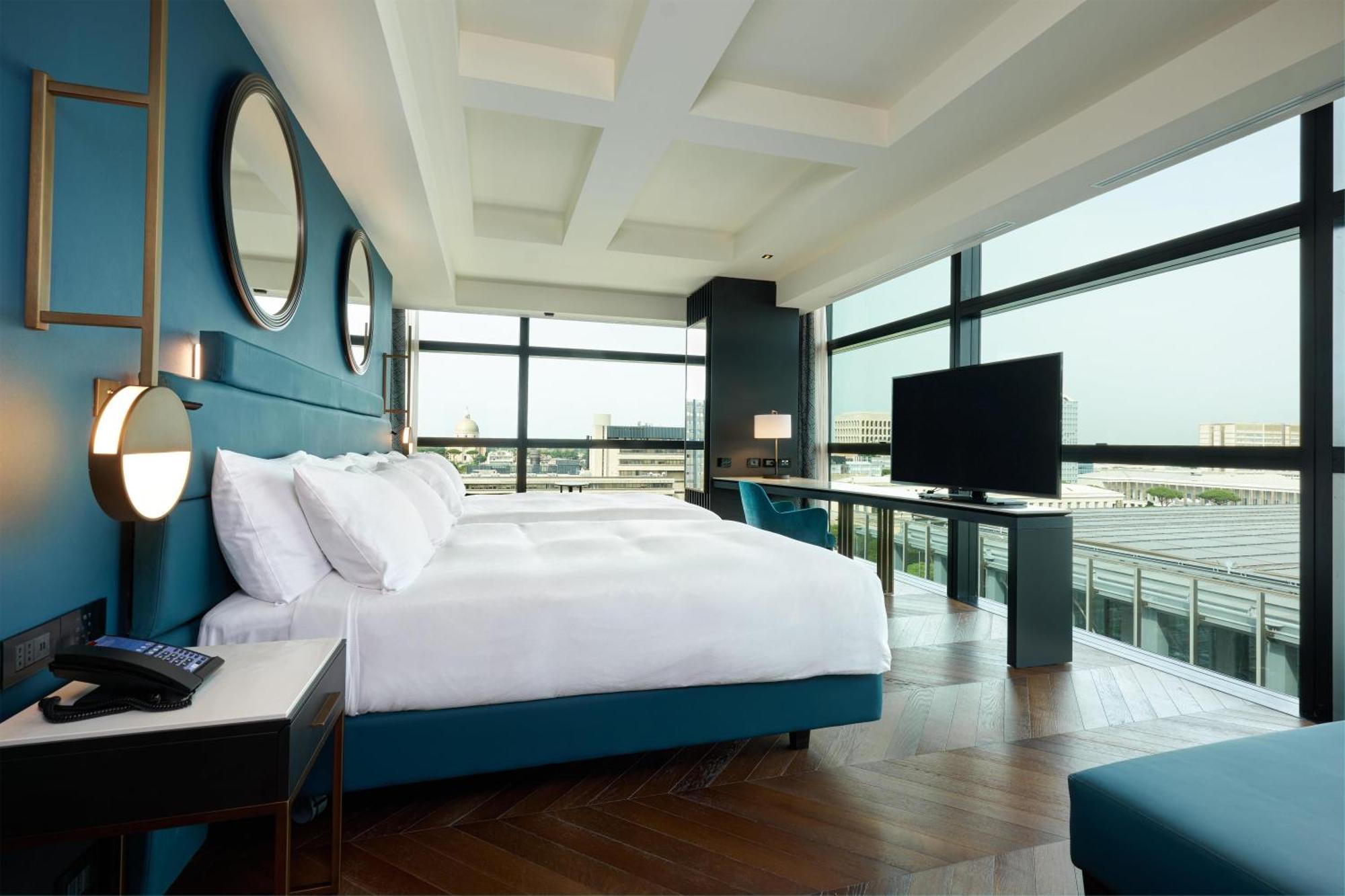 Executive Tweepersoonskamer met 2 Tweepersoonsbedden - Toegang tot Lounge