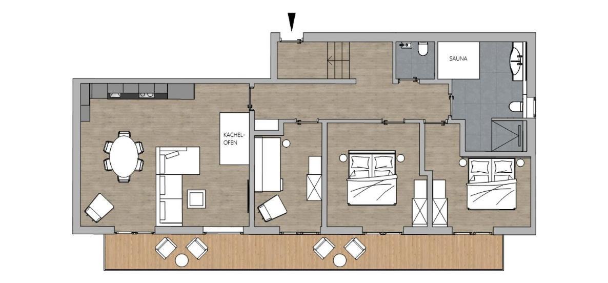 Three-Bedroom Apartment Lake View