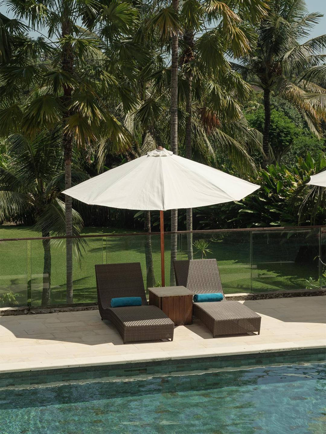 Deluxe Twin Balcony Room Pool View daily shuttle to Ubud City Photo Session Art Gallery Visit 24-hour access to Fitness Center Welcome Drink Kids Activities