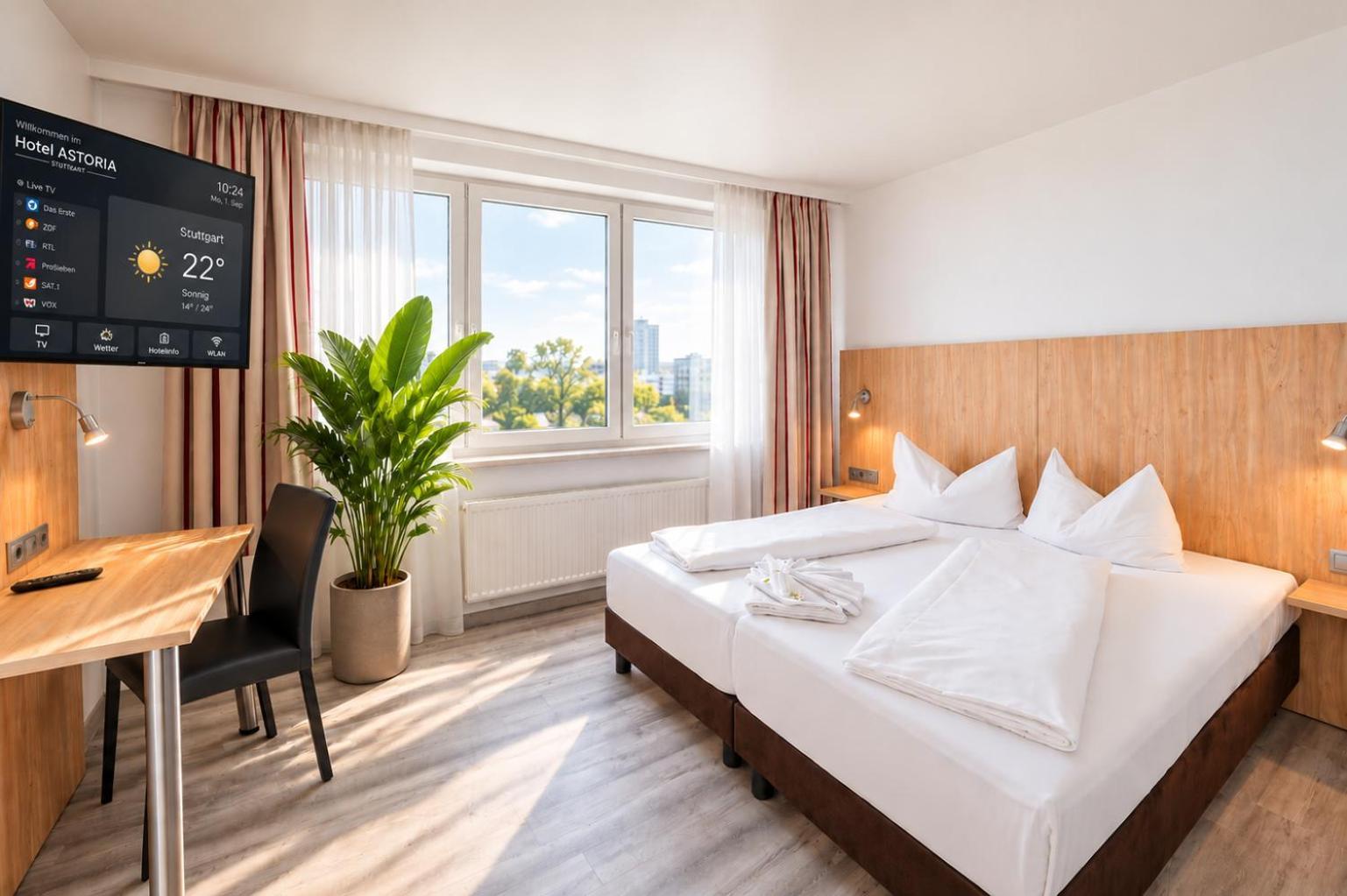 Tweepersoonskamer met Balkon