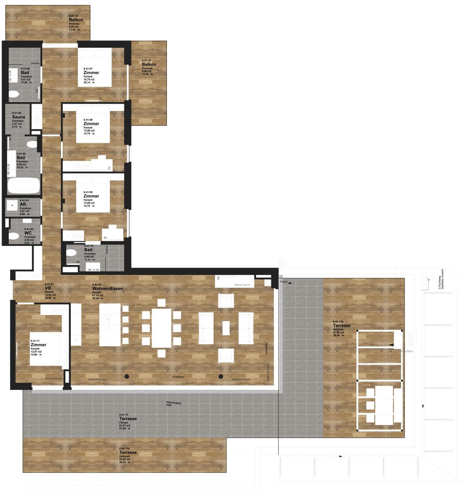 Penthouse Four-Bedroom Apartment