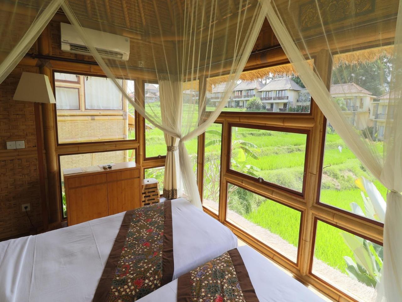 One-Bedroom Bamboo House Ricefield View