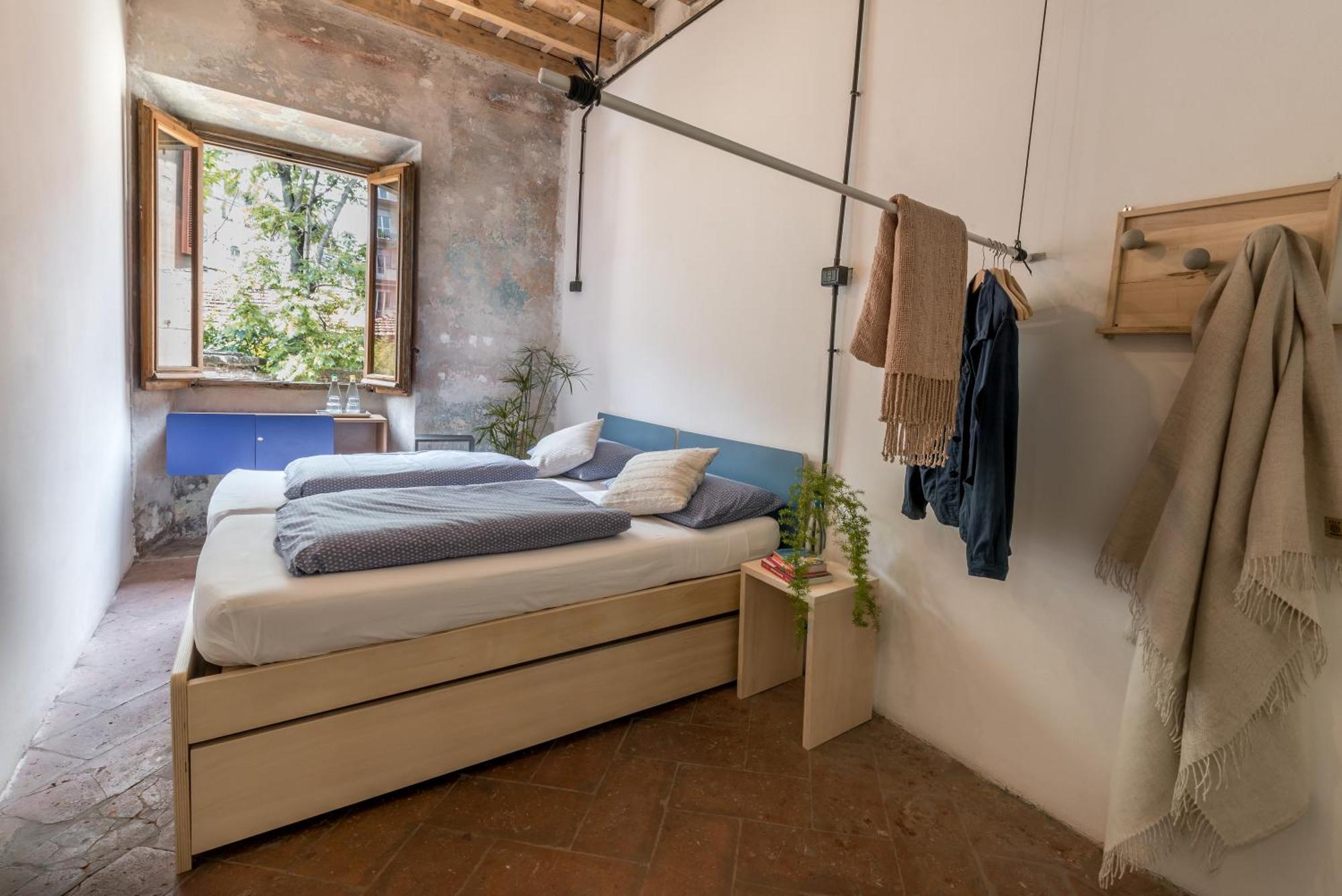 Tweepersoonskamer met 1 of 2 Bedden en Eigen Badkamer