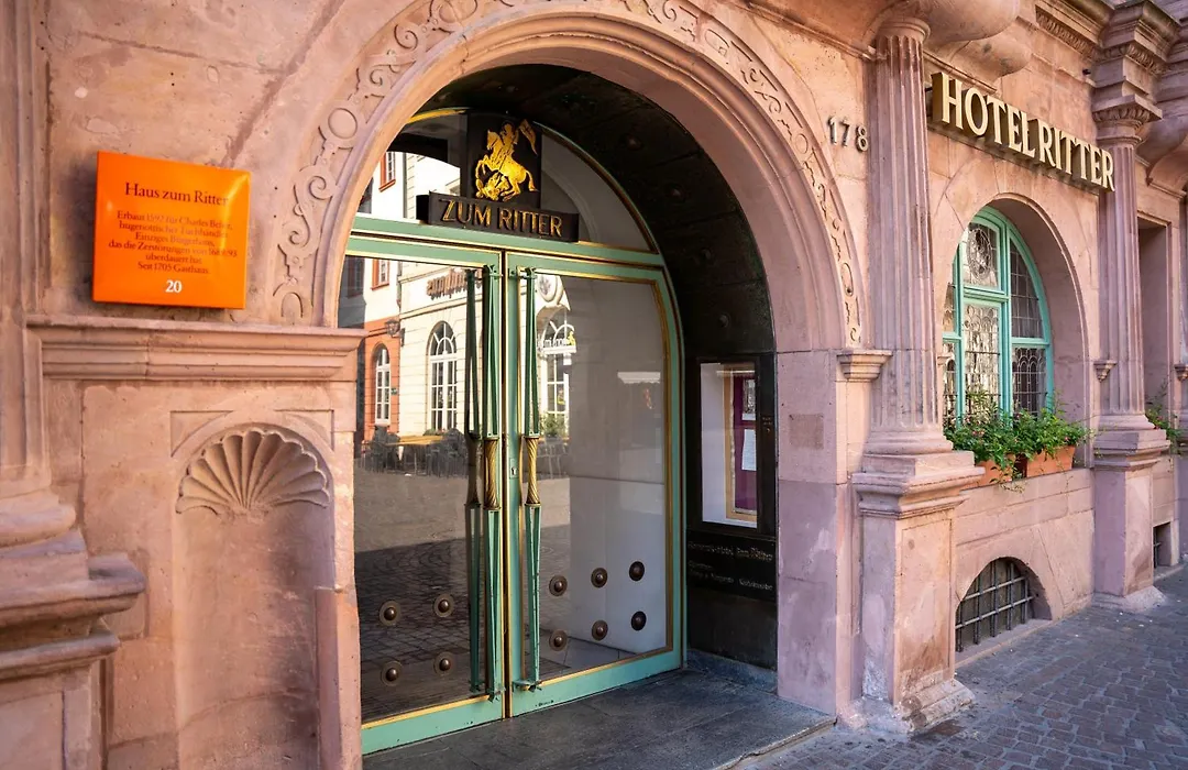Hotel Zum Ritter St Georg - Oldest Residential Building In Heidelberg Since 1592-1