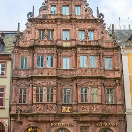 Hotel Zum Ritter St Georg - Oldest Residential Building In Heidelberg Since 1592-3