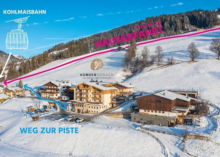 Hotel Vorderronach Sommer-Joker-Card in Saalbach&Parkplatz