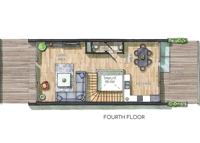 12, Apartments, 4-6 Pers, Central, Stunning View, Near Supermarket & Public Transport Oisterwijk