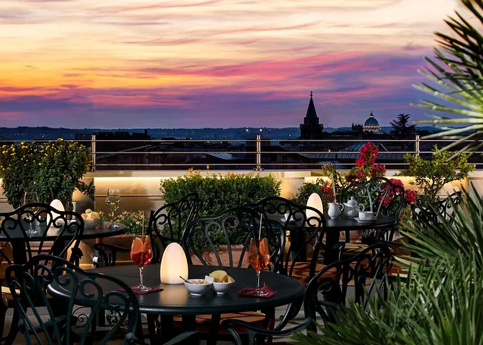 Marcella Royal Hotel - Rooftop Garden Rome