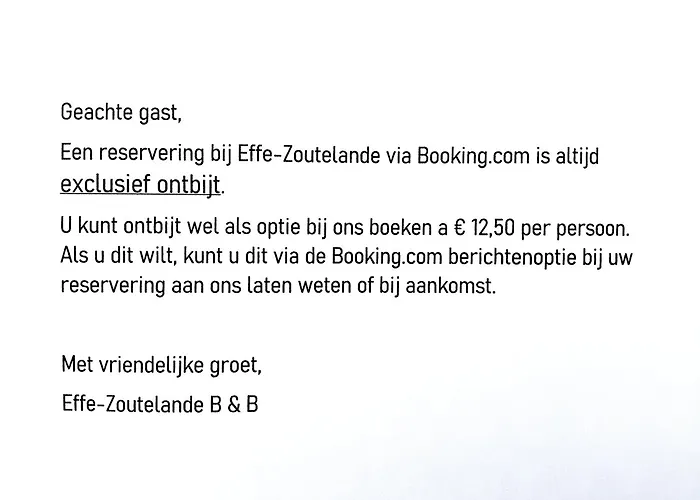 Effe-Zoutelande Hotel